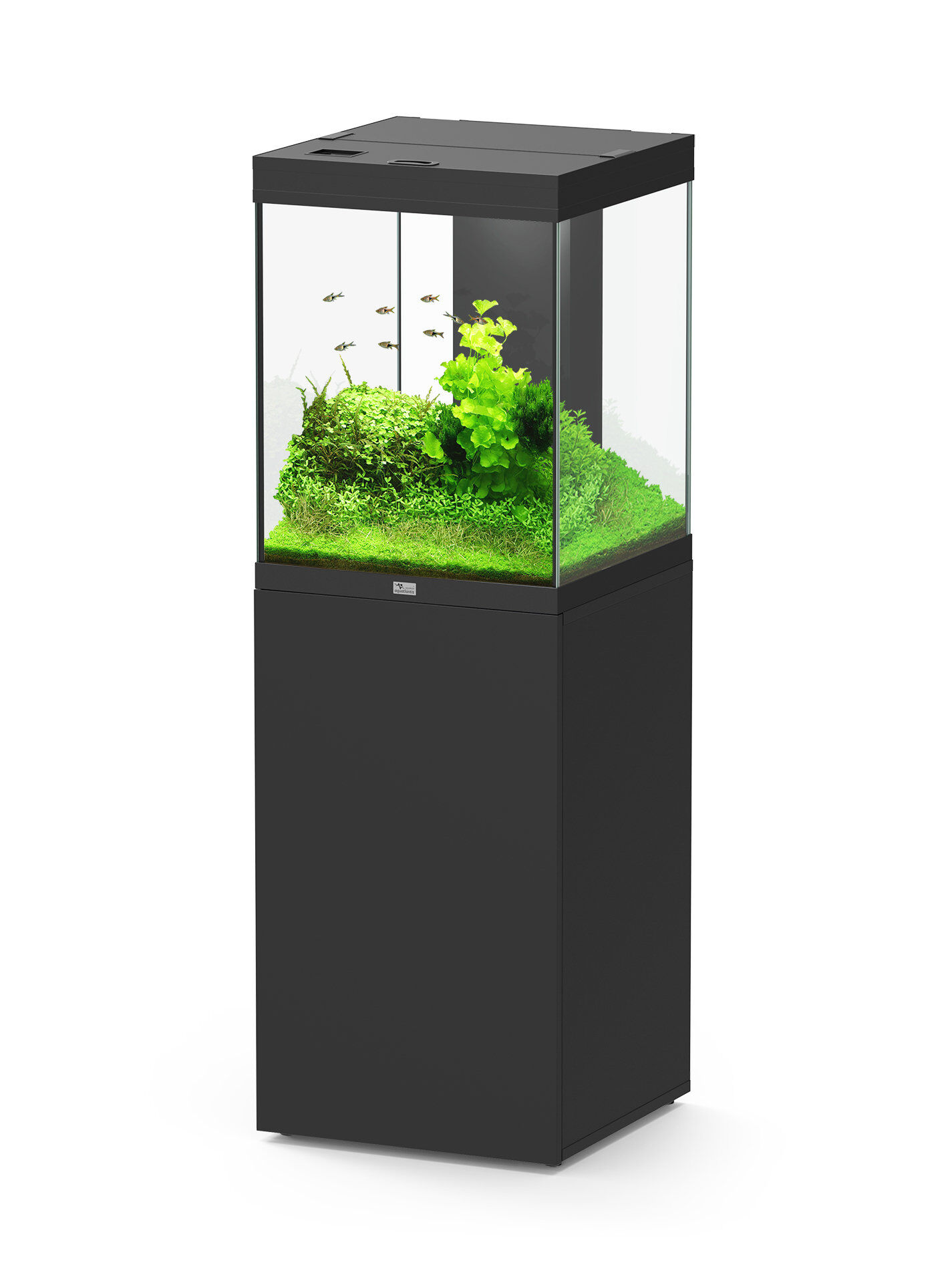 Aquatlantis - Aquarium + Meuble Led Equip&eacute; AQUA TOWER 163 Noir - 163L Image num&eacute;ro 1