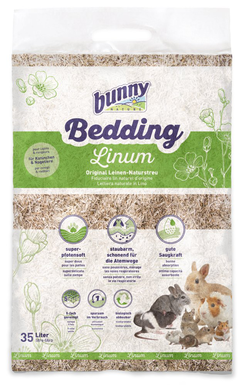 BunnyNature - Litière naturelle lin Bedding Linum - 35 l