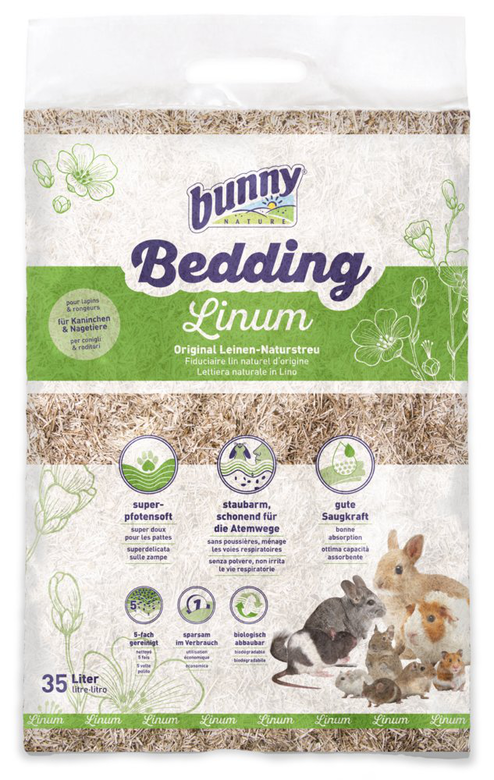 BunnyNature - Litière naturelle lin Bedding Linum - 35 l image number null