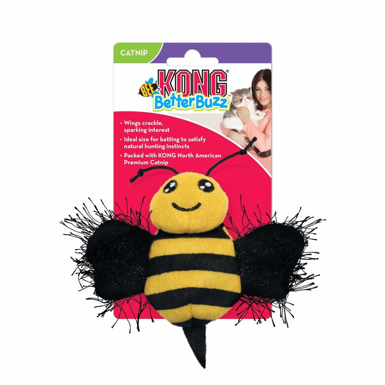 KONG - Jouet Abeille Better Buzz Bee pour Chat Image numéro 1 KONG - Jouet Abeille Better Buzz Bee pour Chat Image numéro 1