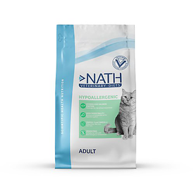 Nath Veterinary Diet - Croquettes Hypoallergenic Sans Céréales pour Chat - 4Kg