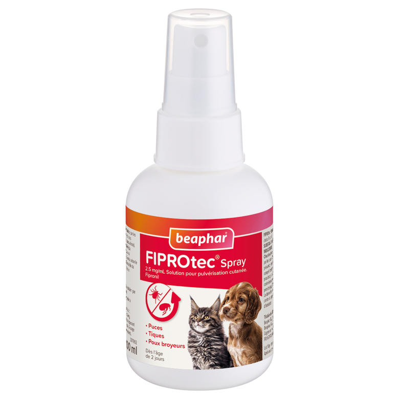 Beaphar - Spray Anti-puces Fiprotec pour Chiot et Chaton image number null