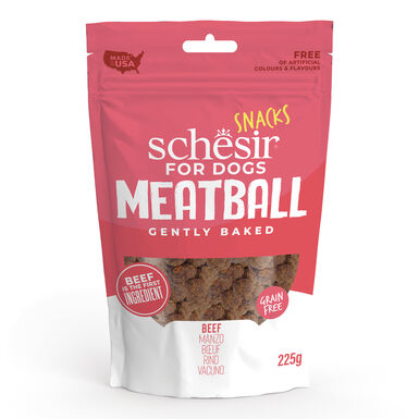 Schesir - Friandises Snack Boulettes de Bœuf -  225g