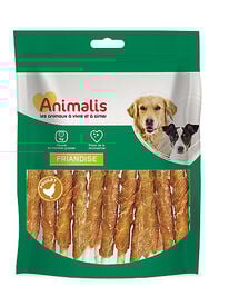 Animalis - Friandises Roulés au Poulet pour Chien - 100g