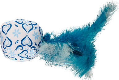 Flamingo - Jouet Ice Balle avec Plumes pour Chats