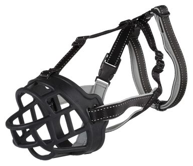 Trixie - Muselière Muzzle Flex en Noir pour Chien