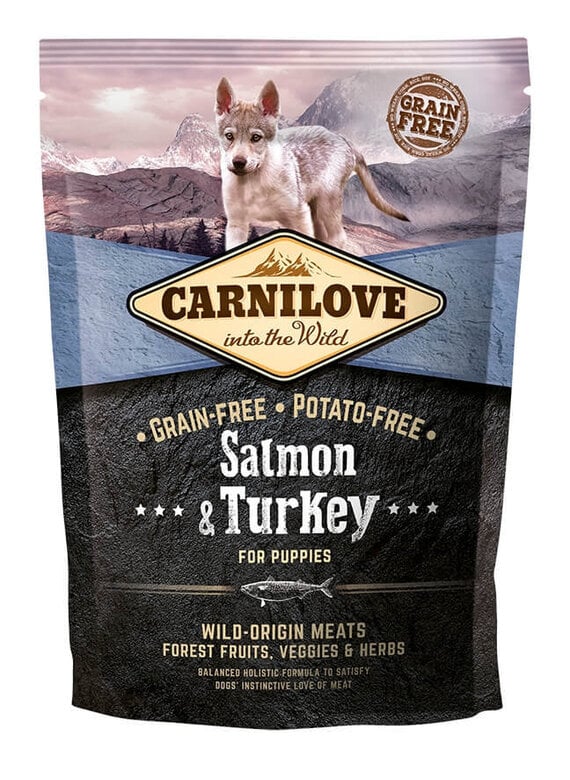 Carnilove - Croquettes Saumon et Dinde pour Chiot - 1,5Kg Image numéro 1 Carnilove - Croquettes Saumon et Dinde pour Chiot - 1,5Kg Image numéro 1