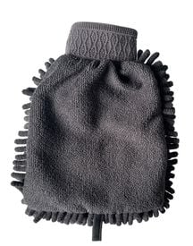 Mon Ami Luki - Gant de Toilette Noir pour Chiens - 24x17cm