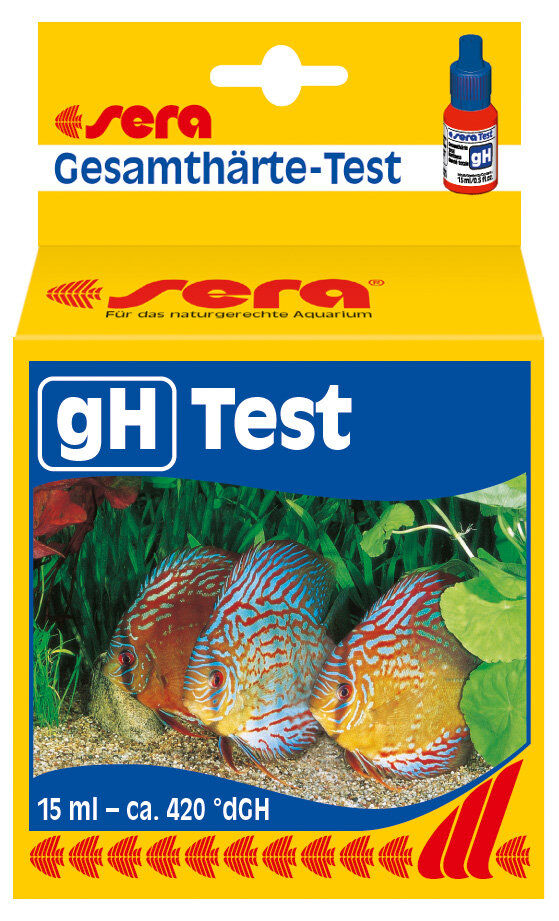 Sera - Test de Duret&eacute; Totale gH Test pour Aquarium - 15ml Image num&eacute;ro 1