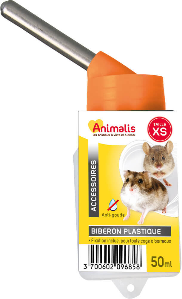 Animalis - Biberon En Plastique XS pour Rongeurs - 50ml Image num&eacute;ro 4