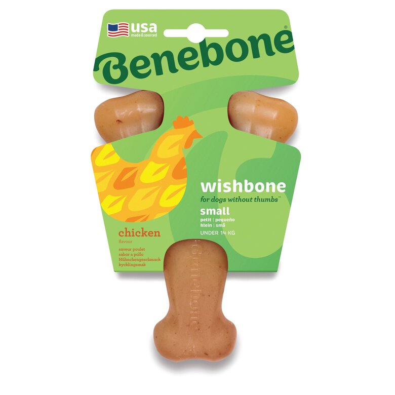 Benebone - Jouet Os A Macher Wishbone Poulet -  S Image numéro 1 Benebone - Jouet Os A Macher Wishbone Poulet -  S Image numéro 1