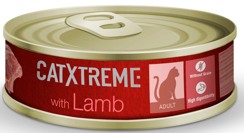 CatXtreme - Pâtée Adult Sterilised à l'Agneau pour Chats - 170g image number null