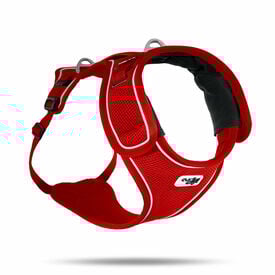 Curli - Harnais Belka Air-Mesh en Rouge pour Chien