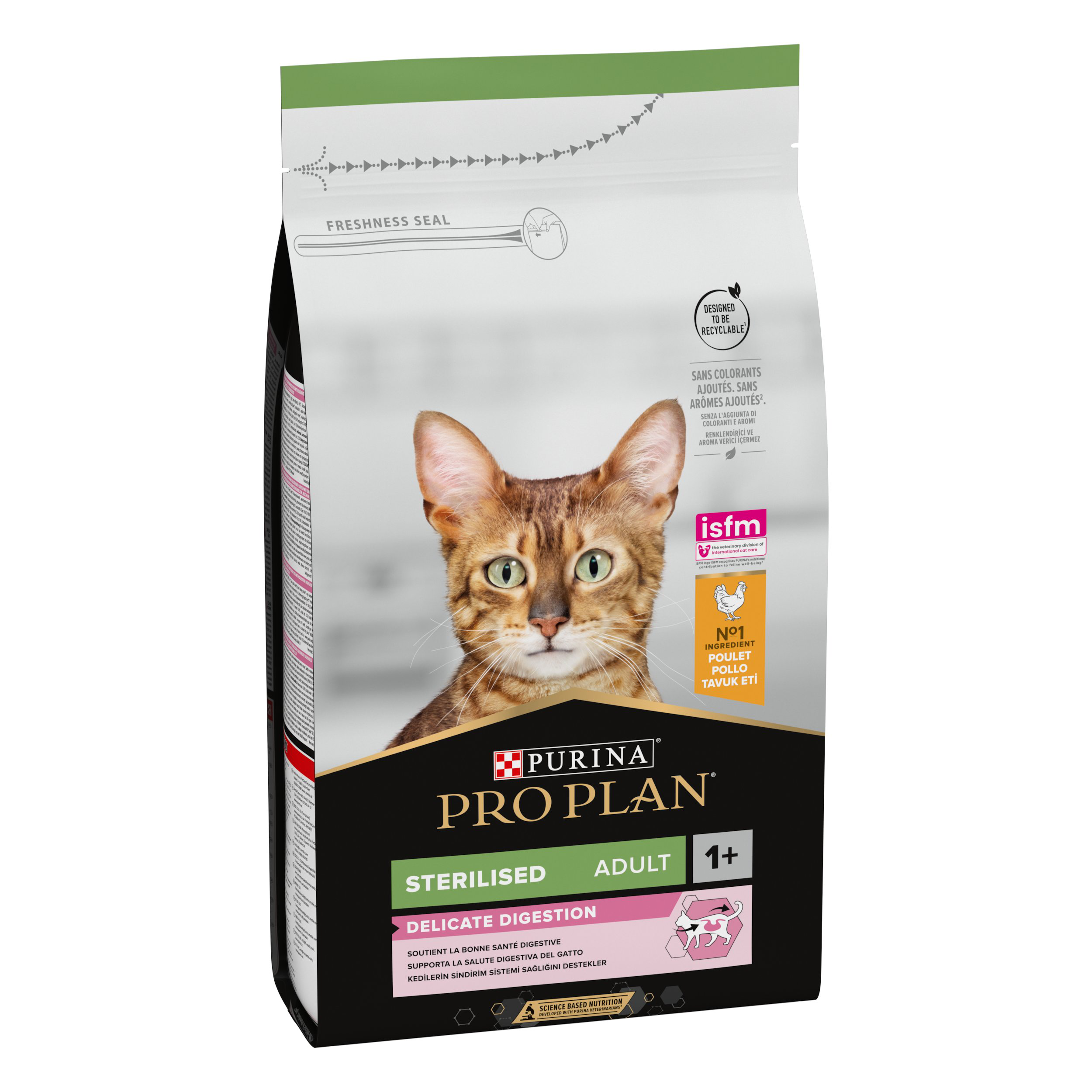 Pro Plan - Croquettes Optidigest Sterilised au Poulet pour Chat - 1,5Kg Image num&eacute;ro 2