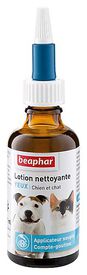 Beaphar - Lotion Nettoyante des Yeux avec Applicateur Souple pour Chiens et Chats - 50ml
