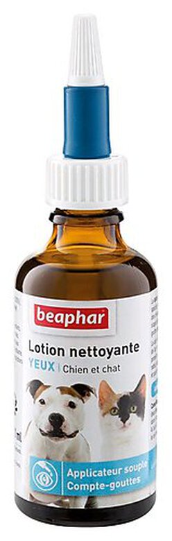 Beaphar - Lotion Nettoyante des Yeux avec Applicateur Souple pour Chiens et Chats - 50ml image number null