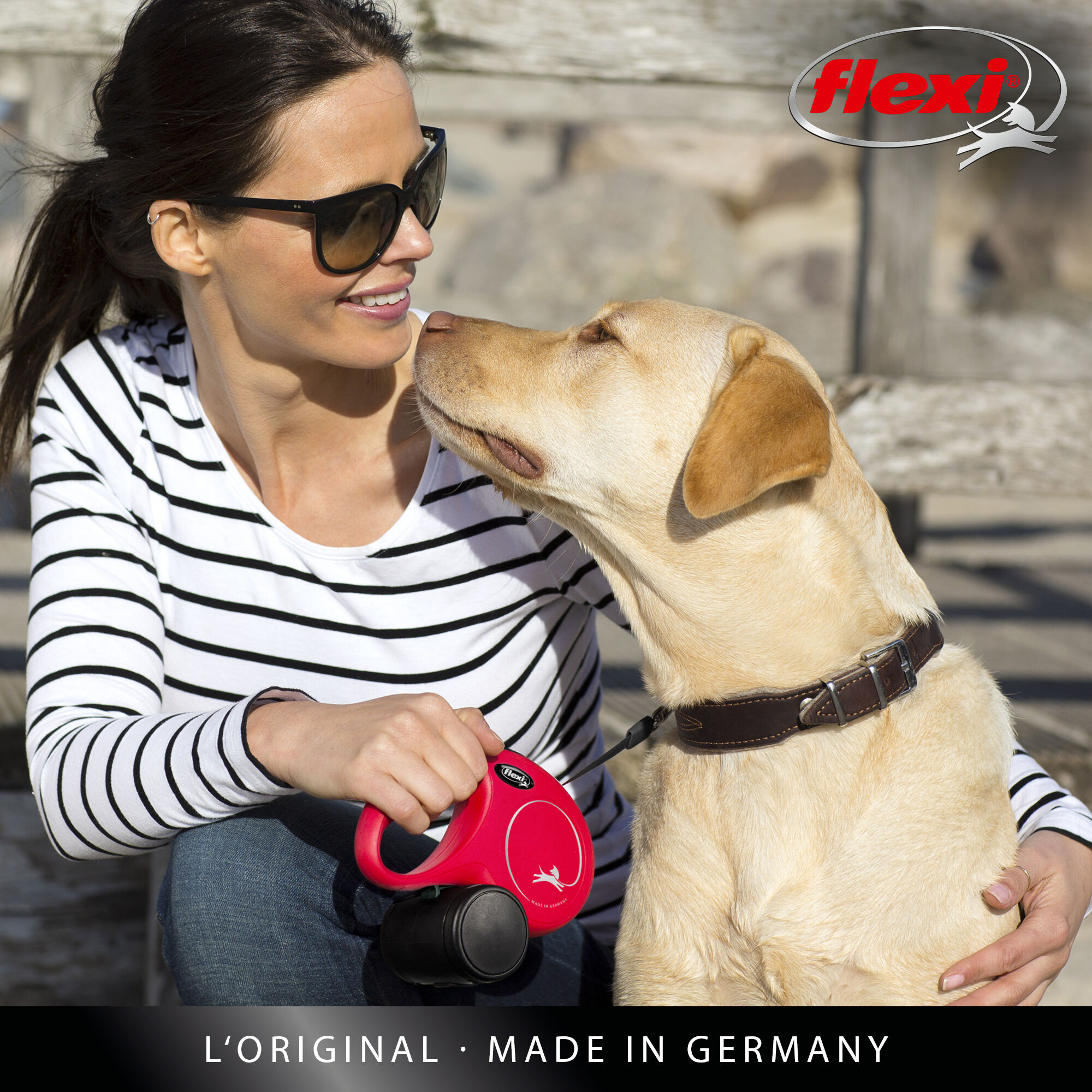 Flexi - Laisse Classic avec Sangle pour Chien Rouge - S (5m) Image num&eacute;ro 8