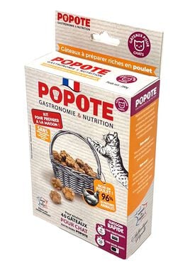 Popote - Kit friandises au Poulet pour Chats - 200g