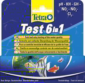 Tetra - Contrôle en Bandelettes Test 6in1 pour Aquarium d'Eau Douce