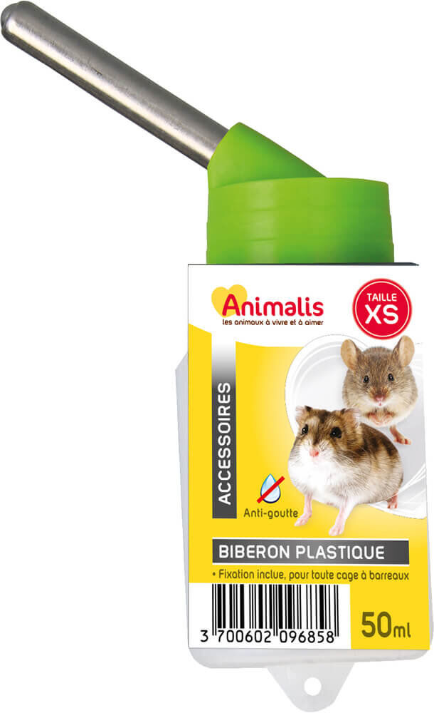 Animalis - Biberon En Plastique XS pour Rongeurs - 50ml Image num&eacute;ro 3