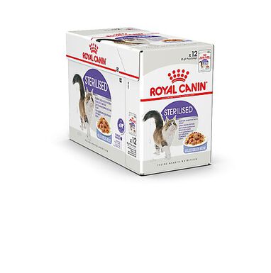 Royal Canin - Sachets Sterilised en Gelée pour Chat - 12x85g