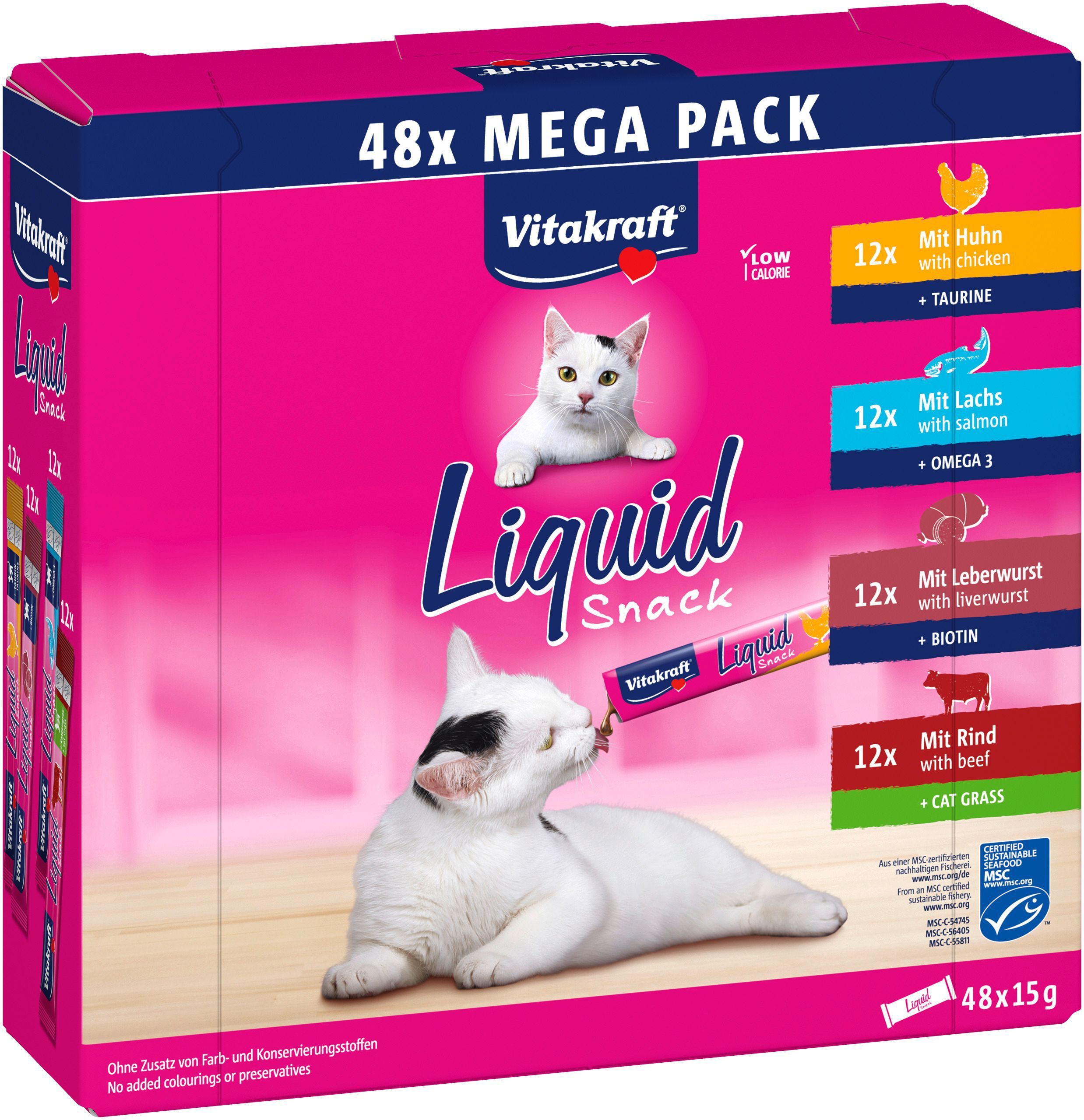 Vitakraft - Friandises Liquid Snack Megapack pour Chats - 48x15g Image num&eacute;ro 1