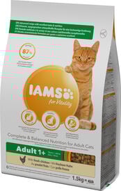 Iams -  Croquettes Vitality Chat Adulte - Au poulet frais - 1,5kg