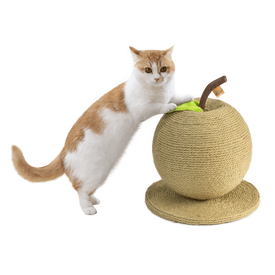 Leeby - Griffoir Pomme Funny pour Chats - 26x30cm