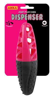 Anka - Jouet Bâton Distributeur Croquettes + Sonore pour Chiens - 23cm