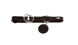 Hunter - Collier de Dressage en Cuir de Bœuf Marron pour Chiens