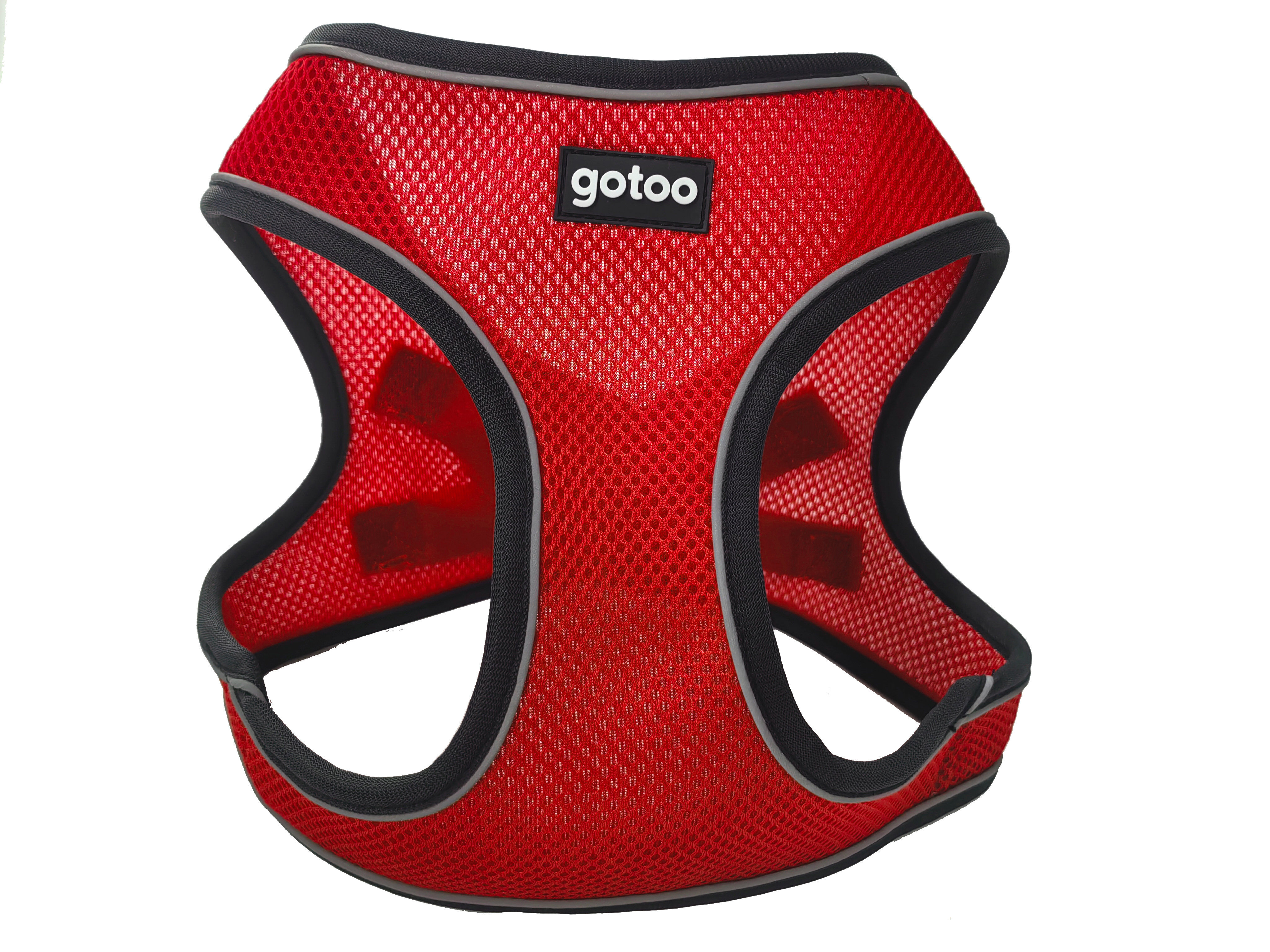 Gotoo - Harnais en Mesh XXL pour Chien -  Rouge Image num&eacute;ro 1