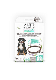 Anju Beaute - Collier Antiparasitaire Répulsif Grand Chiens - 75cm