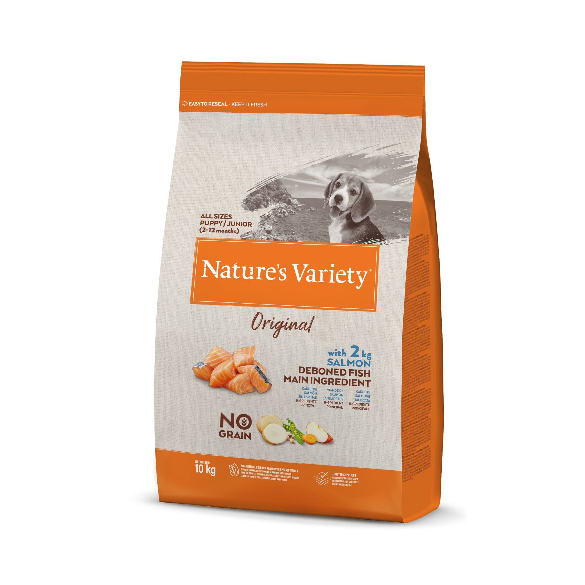 Nature's Variety - Croquettes Original Puppy au Saumon pour Chien - 10Kg Image num&eacute;ro 1