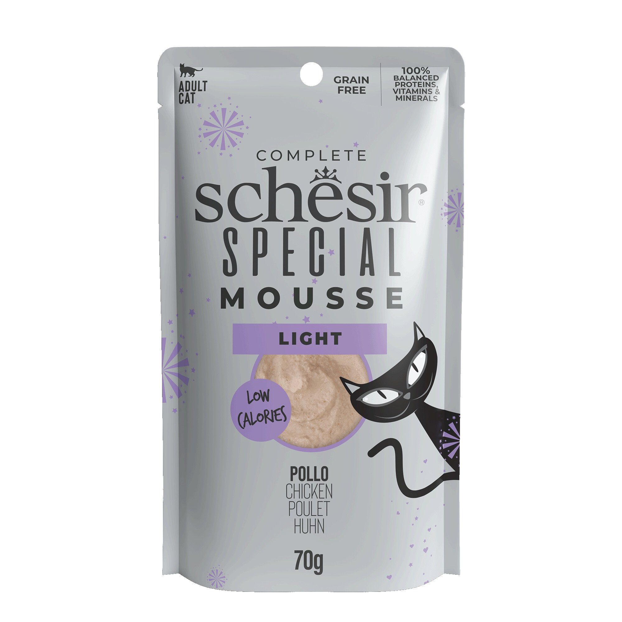 Schesir - Sachet Mousse Light Au Poulet Pour Chats - 70g Image num&eacute;ro 1