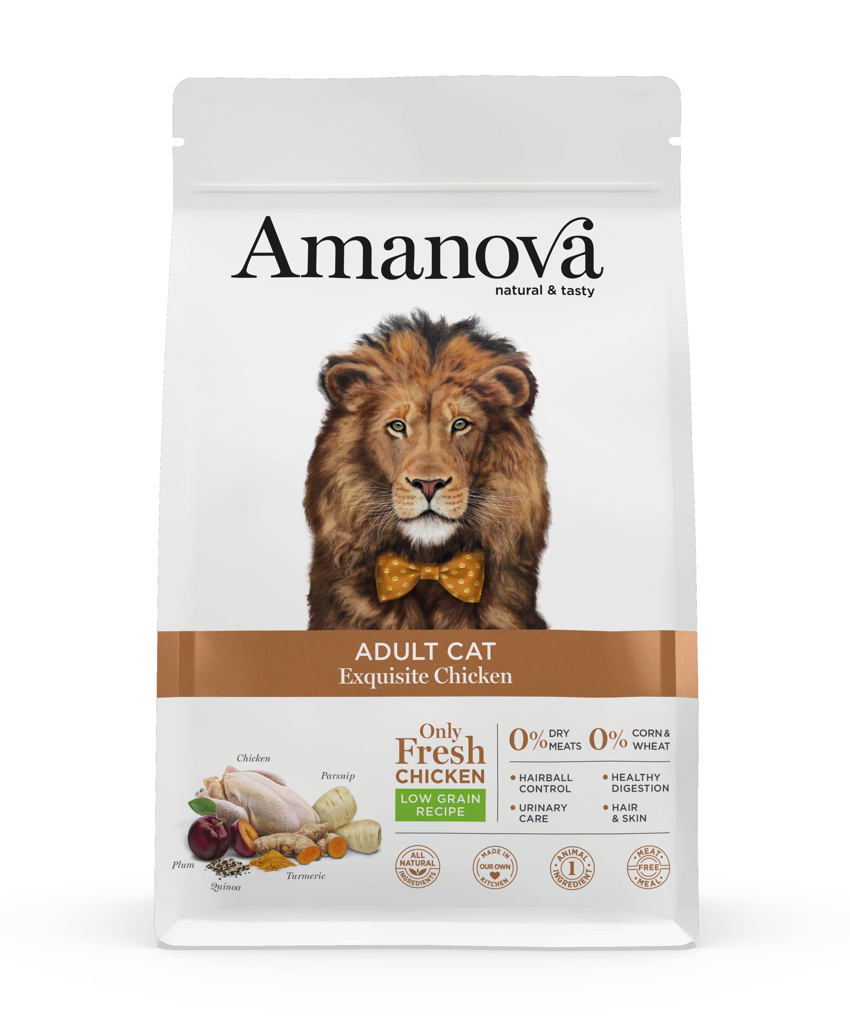Amanova - Croquettes Adult au Poulet pour Chats - 1,5Kg Image num&eacute;ro 1