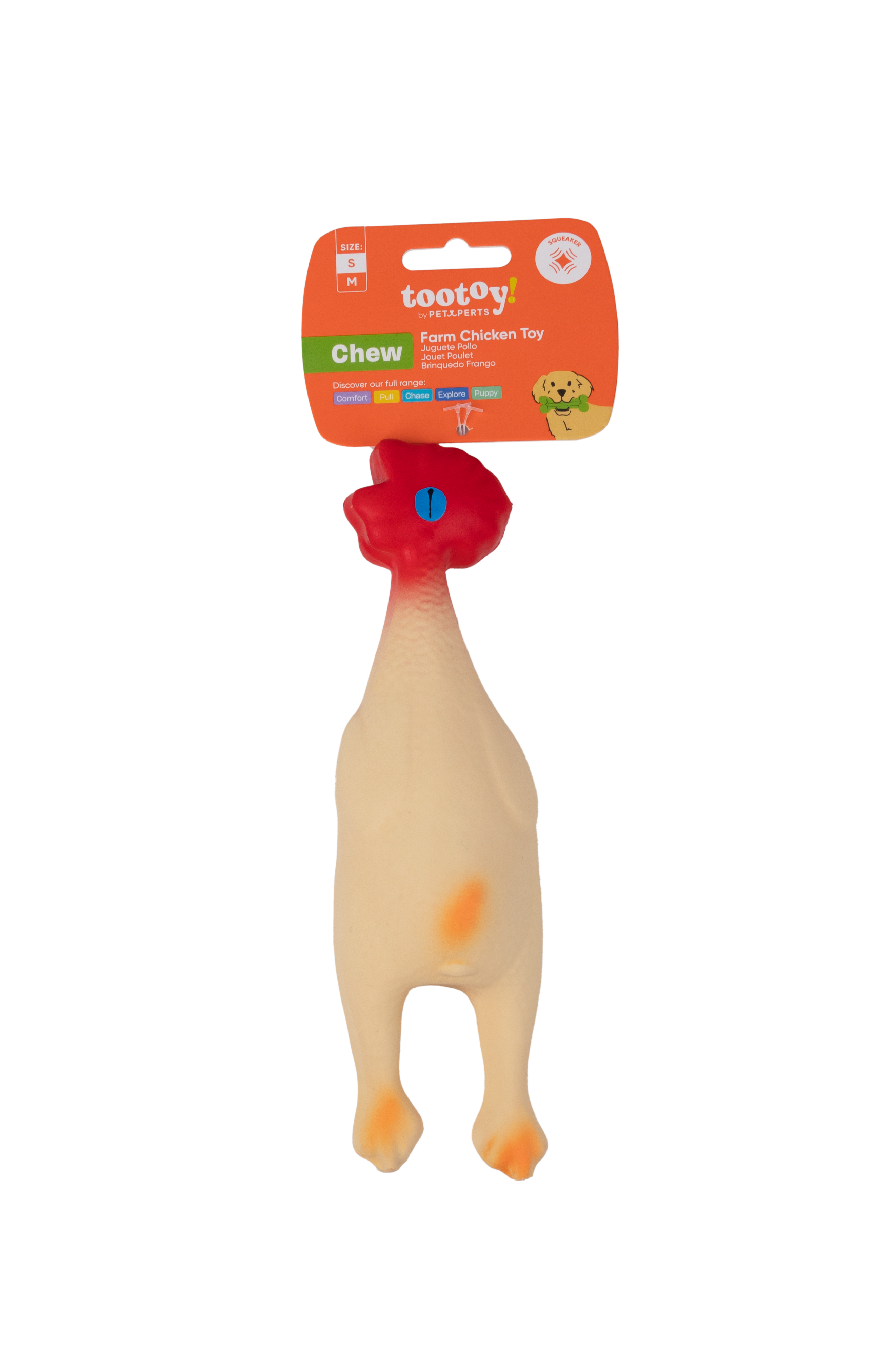 Tootoy! - Jouer Poulet Latex Sonore pour Chiens - S Image num&eacute;ro 1