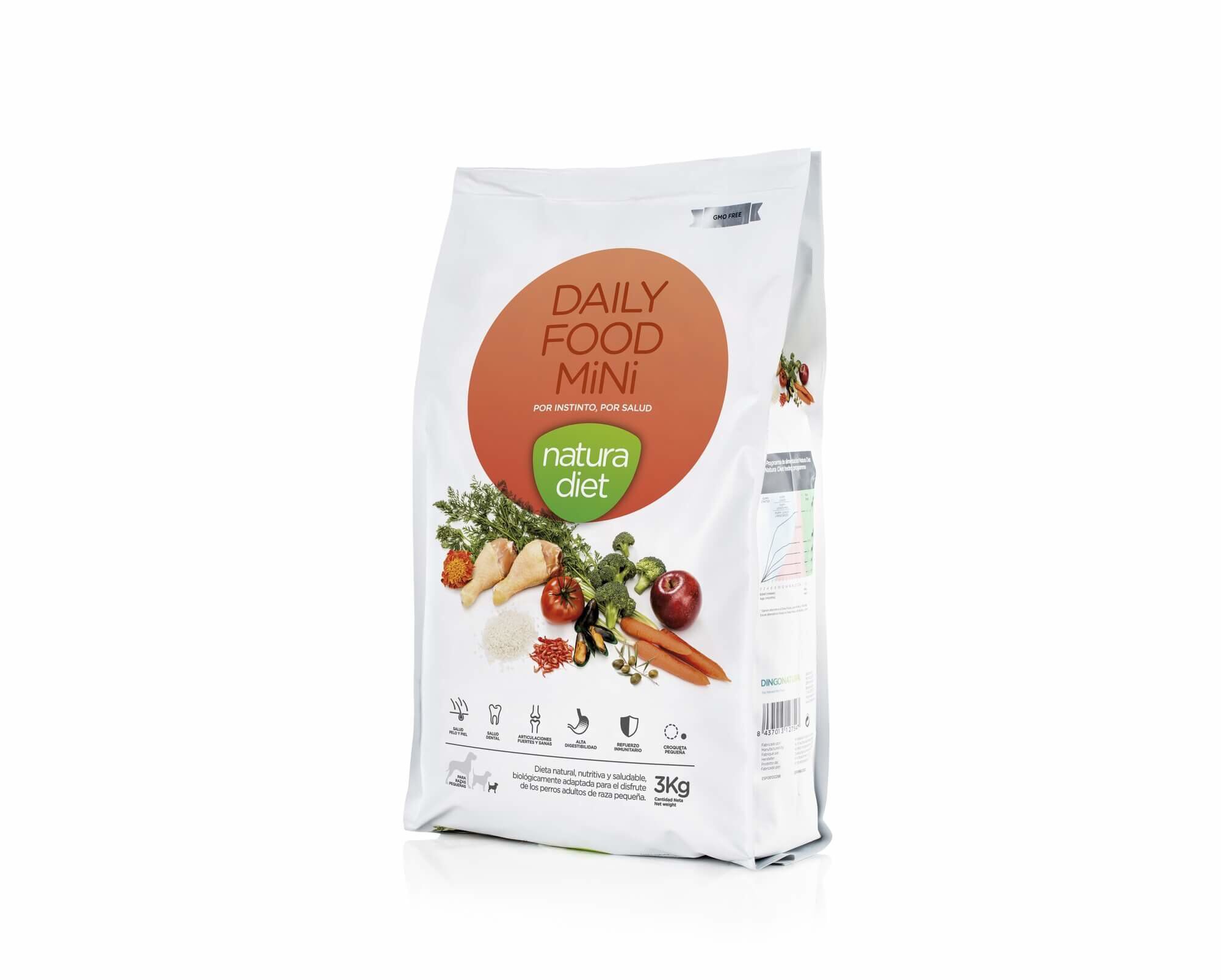 Natura Diet - Croquettes Daily Food Mini Poulet pour Chien - 3Kg Image num&eacute;ro 1