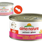 Almo Nature - Pâtée en Boîte HFC Jelly Saumon et Poulet pour Chat - 70g image number null