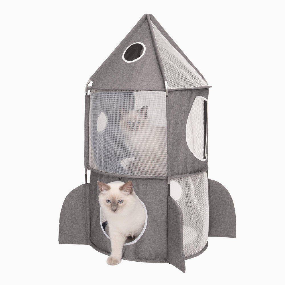 Catit - Vesper Rocket Ship - Gris Image num&eacute;ro 1