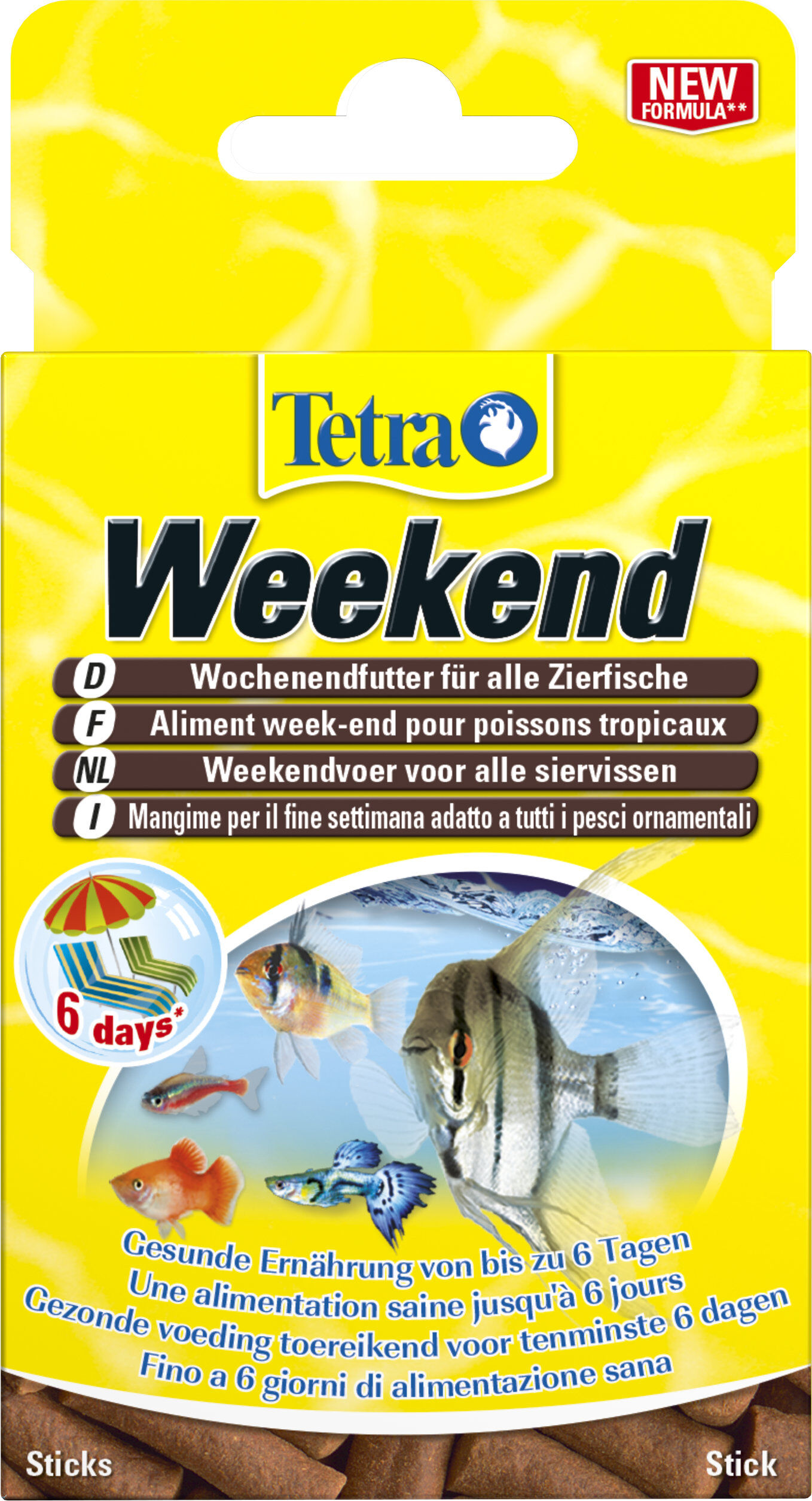Tetra - Aliment Weekend de 4J pour Poissons Tropicaux Image num&eacute;ro 1
