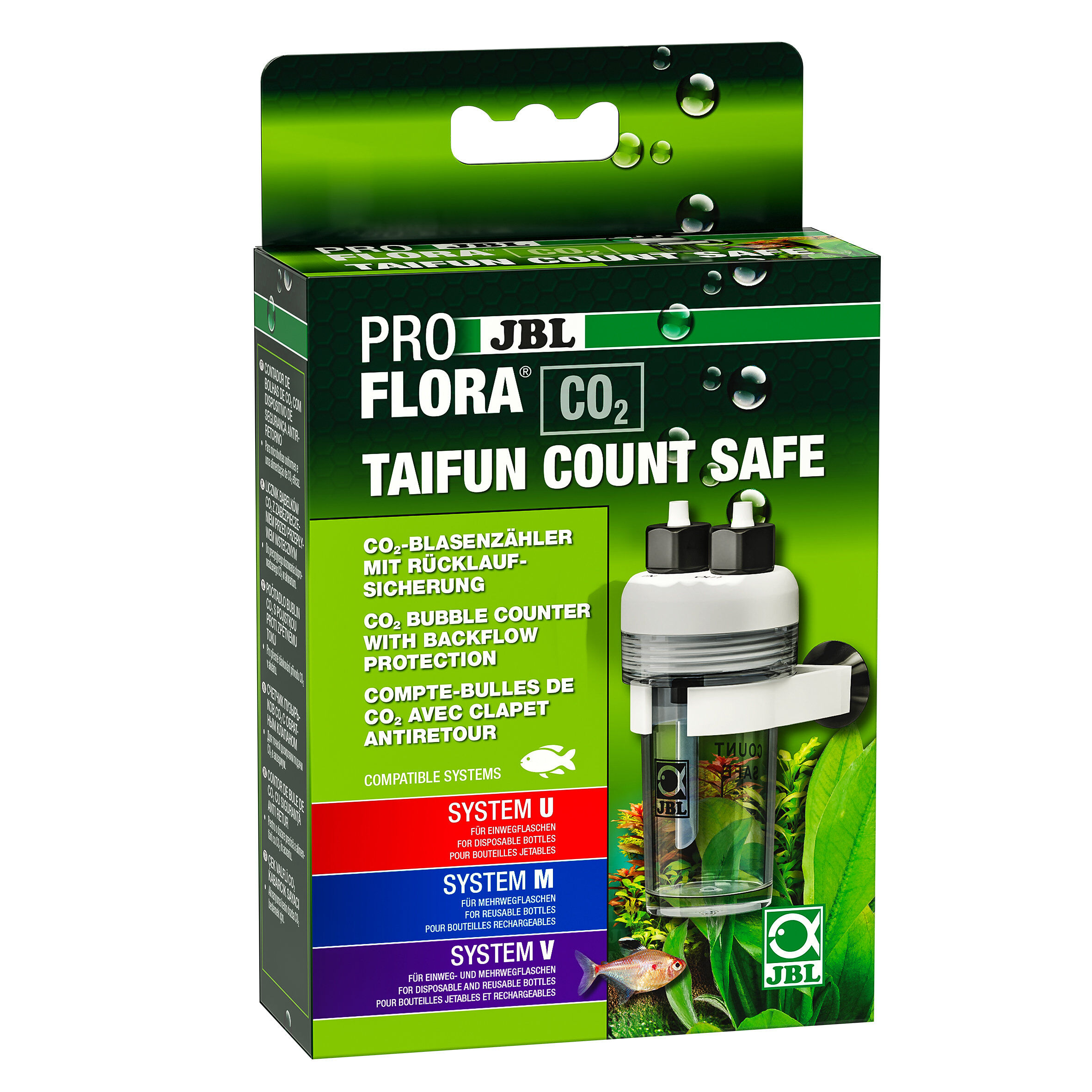 JBL - Compte-bulles CO2 Proflora Taifun Count Safe pour Aquarium Image num&eacute;ro 1