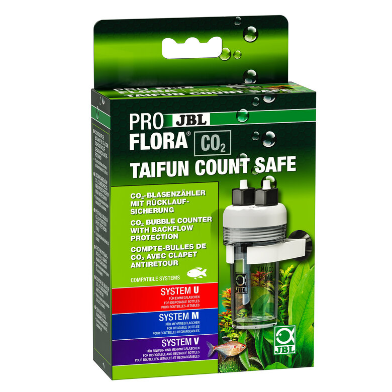 JBL - Compte-bulles CO2 Proflora Taifun Count Safe pour Aquarium Image numéro 1 JBL - Compte-bulles CO2 Proflora Taifun Count Safe pour Aquarium Image numéro 1