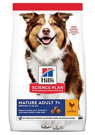 Hill's Science Plan Mature Adult Croquettes pour Chien Âgé au Poulet