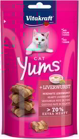 Vitakraft - Friandises Yums à la Pâté de Foie pour Chat - 40g