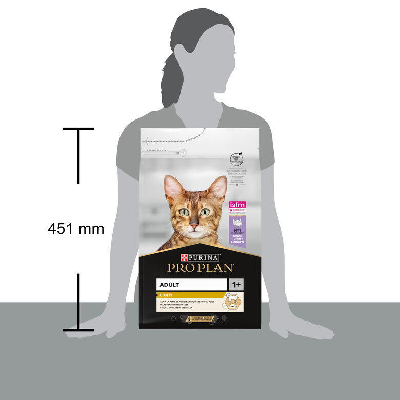 Pro Plan - Croquettes Light à la Dinde pour Chat Adulte - 3Kg Image numéro 6 Pro Plan - Croquettes Light à la Dinde pour Chat Adulte - 3Kg Image numéro 6