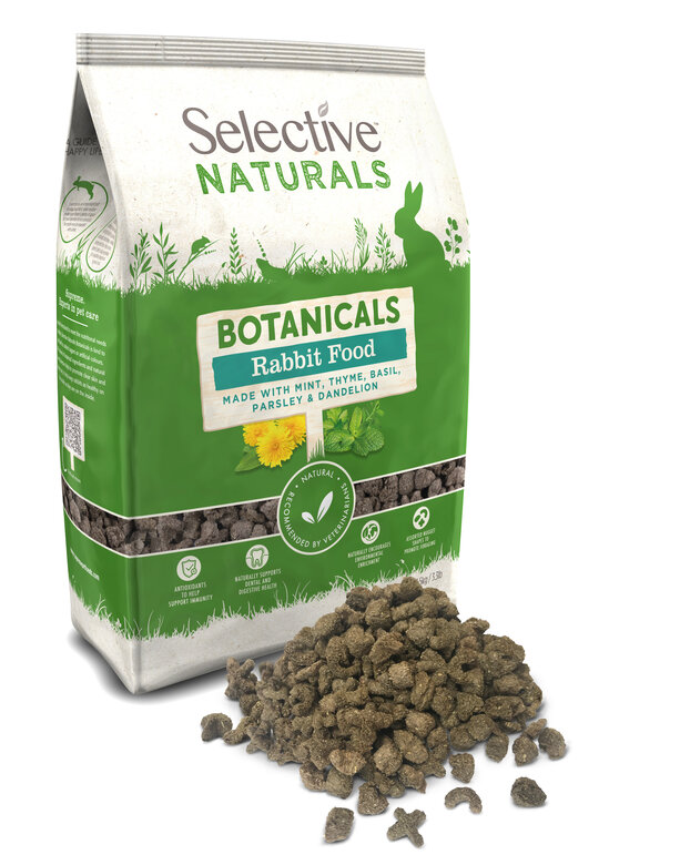 Selective Naturals - Aliment En Granulés Botanicals Lapins - 1,5kg Image numéro 3 Selective Naturals - Aliment En Granulés Botanicals Lapins - 1,5kg Image numéro 3