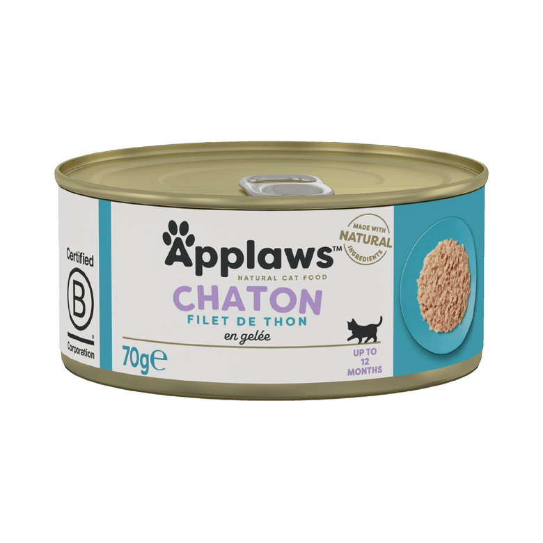 Applaws - Pâtée en Boîte au Thon pour Chaton - 70g Image numéro 1 Applaws - Pâtée en Boîte au Thon pour Chaton - 70g Image numéro 1