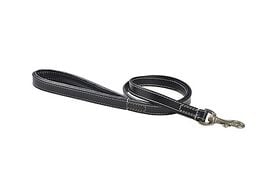 Bobby - Laisse Classique Haute Finition Noir pour Chiens