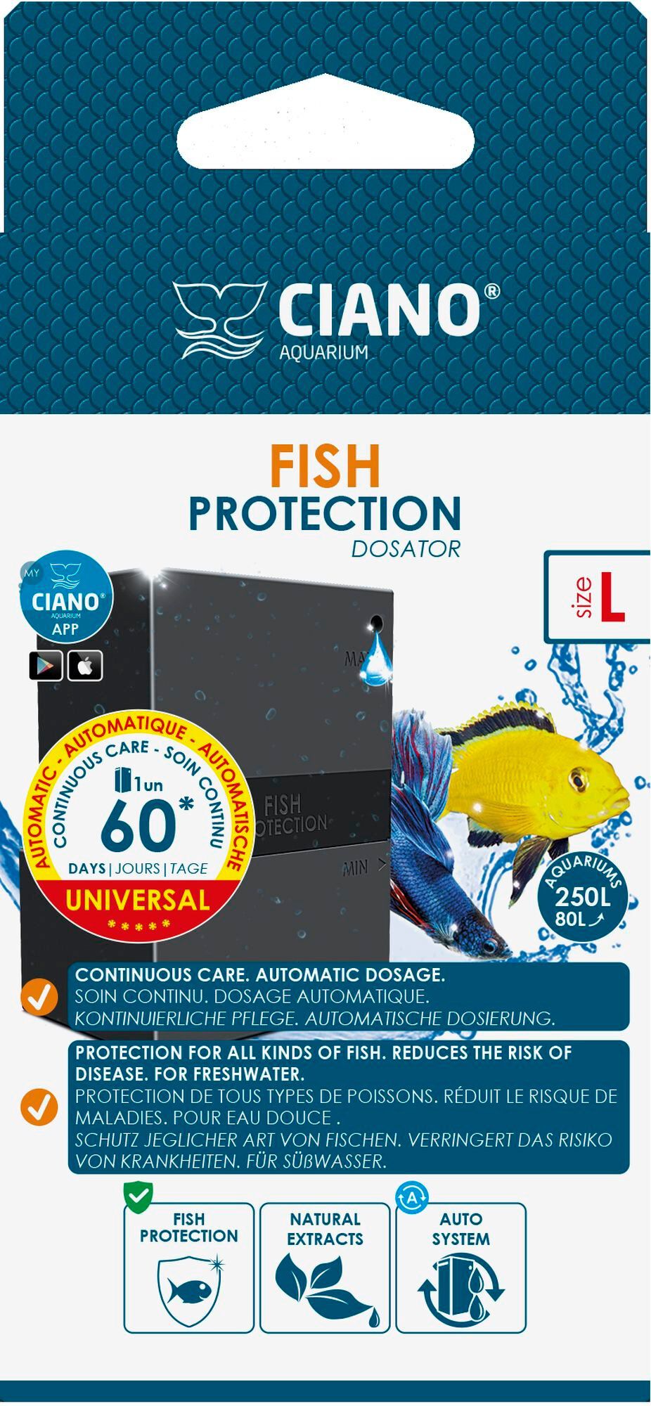 Ciano - Traitement FISH PROTECTION Dosator pour Poissons - L Image num&eacute;ro 1