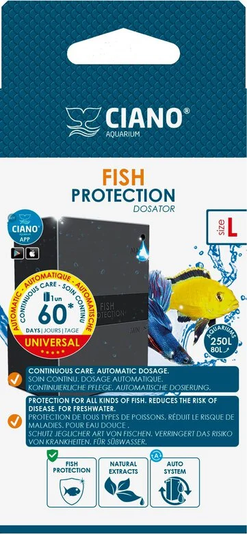 Ciano - Traitement FISH PROTECTION Dosator pour Poissons - L Image numéro 1 Ciano - Traitement FISH PROTECTION Dosator pour Poissons - L Image numéro 1